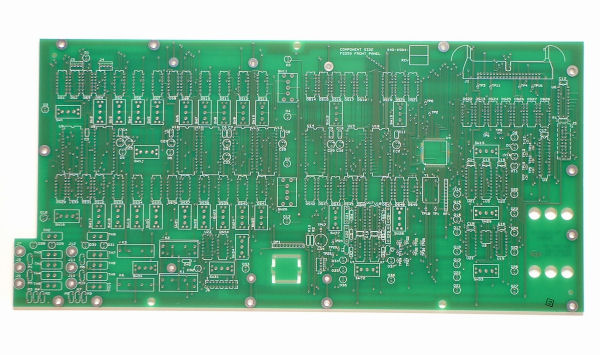 PCB for front panel display of a portable circuit breaker tester